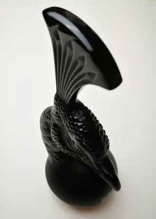 Lalique - Mascotte "Tete de Paon" - Kristal