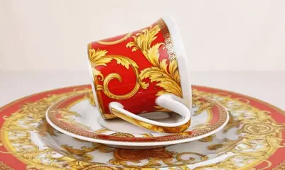 Gianni Versace - Rosenthal - Koffietrio in originele en gecertificeerde dozen - Asian Dream - Porselein