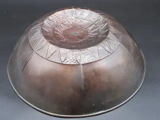 Fruitschaal - Brutalist - Abstracte Expressionisme - Koper