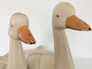 Lokganzen - 20 eeuw - Volkskunst (1) - Hout