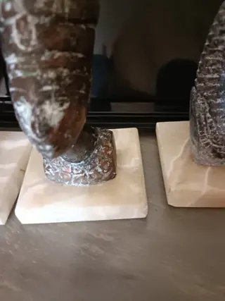 Beeldjes (3) - Art Deco - Messing