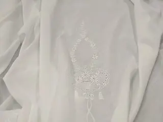 Puur vintage linnen met borduurwerk made in Madeira - 505 x 165 cm - Linnen - jaren 70