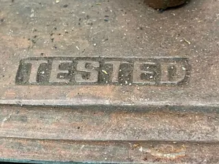 Grote houtskoolplancha - Brons, IJzer (gegoten/gesmeed)