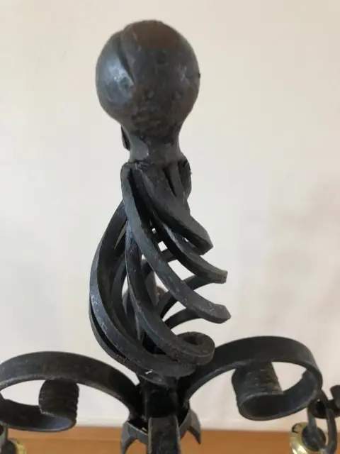 Openhaard set (1) - smeedijzer