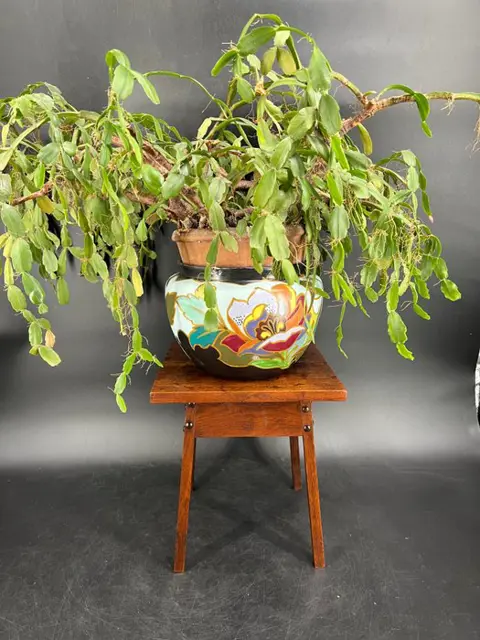 Amsterdamse school planten- / bijzettafel - Hout