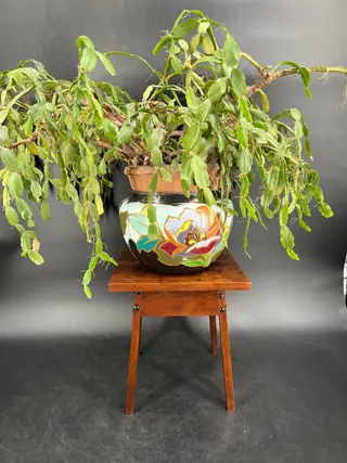 Amsterdamse school planten- / bijzettafel - Hout