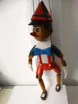 Vintage Puppet Pinocchio (1) - Hout