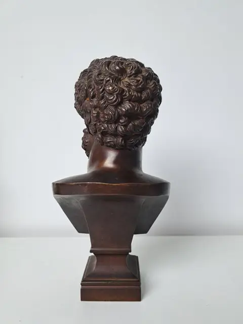 Bronzen buste van keizer Lucius Verus - Brons