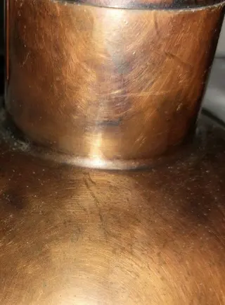 pooltafel lamp (1) - Industrial - koper metaal