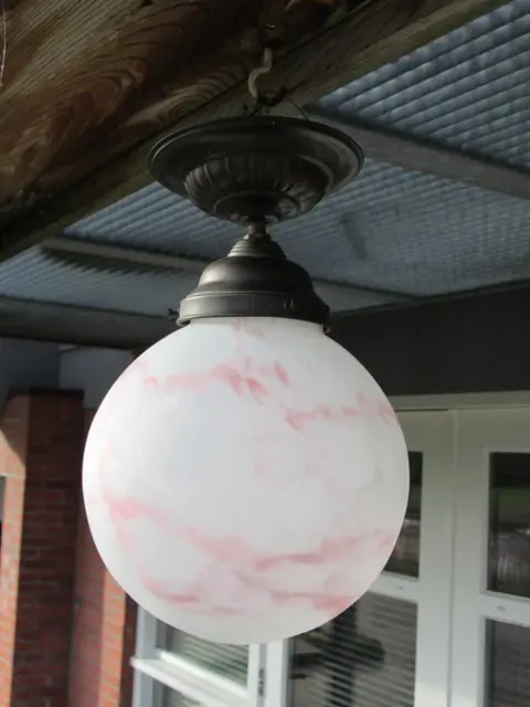 Hallamp (1) - Art Deco - Glas