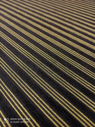 Chenille stof Albiate Fabricage - 570 x 140 cm - Puur katoen - Eind 20e eeuw