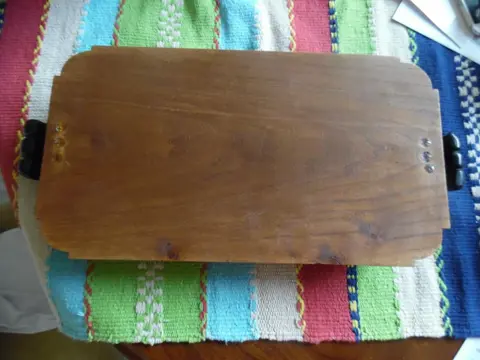 Dienblad (1) - Art Deco - Hout (Eik)