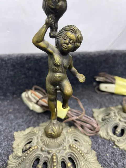 kaarsen (2) - Art Deco - Messing