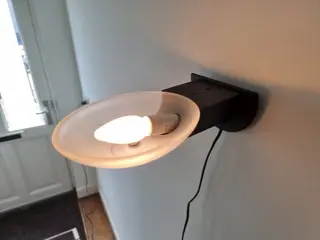 Muurlamp (1) - Glas, Plastic