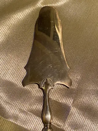 cake plak (1) - Art Deco - Verzilverd