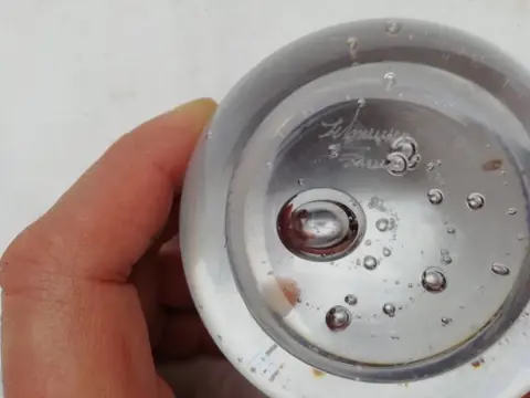 Schneider France - bubble presse-papier (presse-papier) Schneider Frankrijk (1) - Kristal