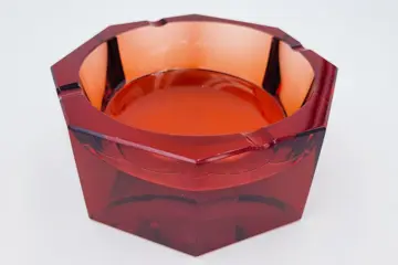 Ludwig Moser und Söhne - Asbak (1) - Glas, Kristal