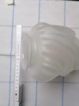 Plafondlamp (1) - Glas, Tin