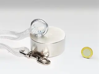 Neodymium magneet Vismagneet met een trekkracht van 300 kg