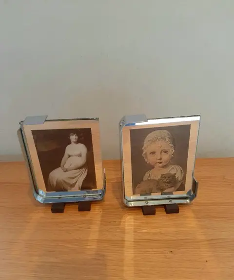 art deco bauhaus fotokaders (2) - Bauhaus - Hout, Staal (roestvrij)