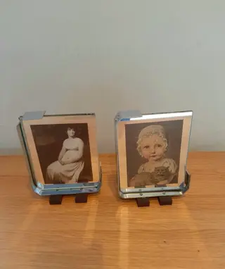 art deco bauhaus fotokaders (2) - Bauhaus - Hout, Staal (roestvrij)