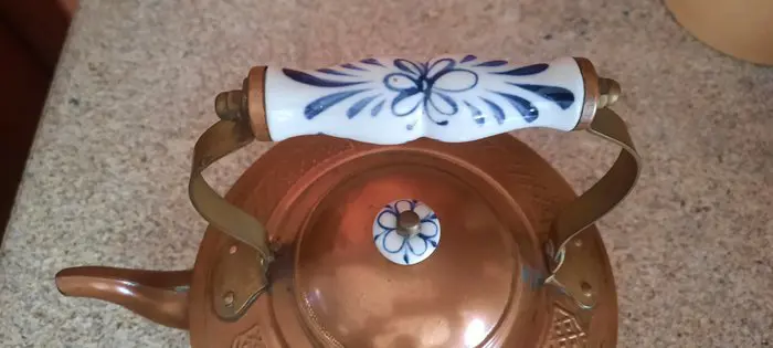 Theepot/ Waterkoker/ Koffiezetapparaat (1) - Koper