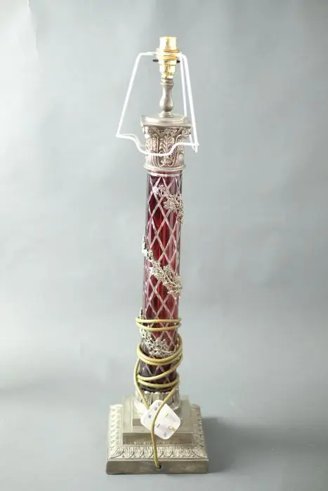 Vaas, Hoorn des overvloeds Hoorn, lamp en boog in eivorm - Glas, Metaal