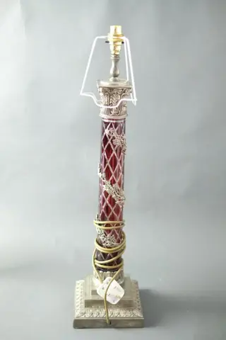 Vaas, Hoorn des overvloeds Hoorn, lamp en boog in eivorm - Glas, Metaal