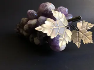 Grote Druiventros in Amethist Kwarts - gewicht 1 kg - Amethist, paarse kwarts