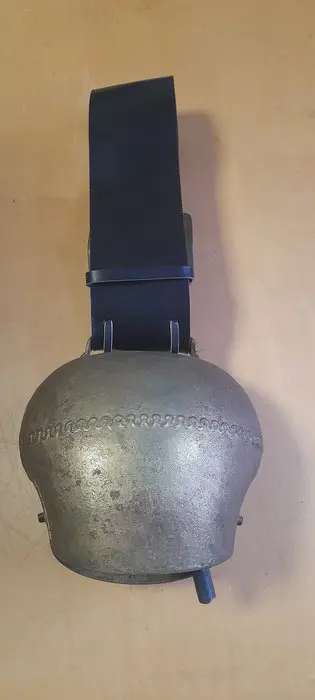 koe bel (1) - Leder, Messing