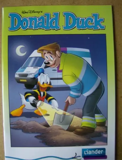 Donald duck unieke liander uitgave adv. 1201