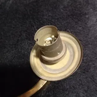 wandlamp ezan petitot palm art deco (1) - Glas, Messing