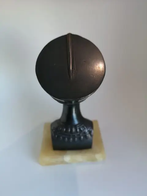 Vintage buste van Nefertiti, (1) - Messing