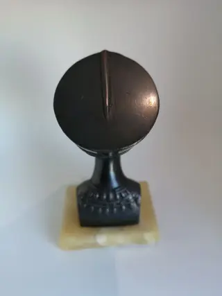 Vintage buste van Nefertiti, (1) - Messing