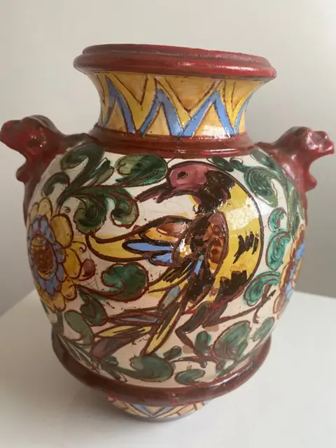 Aretini Zulimio - Vaas - Majolica