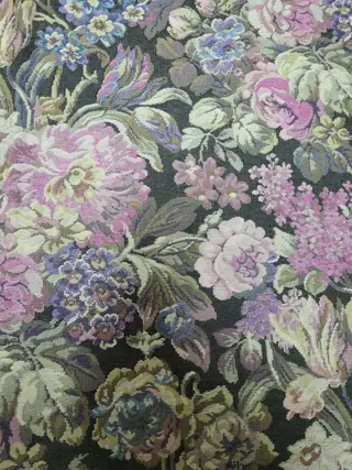 Prachtige gobelin-brokaatstof - 587 x 145 cm - Katoen - Eind 20e eeuw