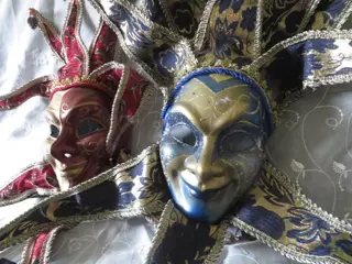 decoratieve Venetiaanse maskers (3) - kunststof