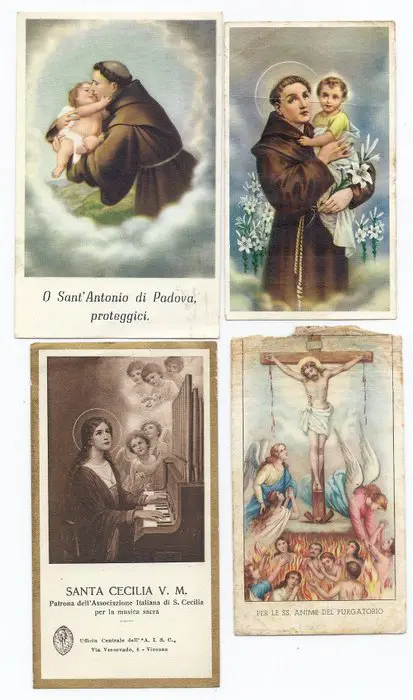 Verzameling van 192 heilige kaarten (192) - Papier