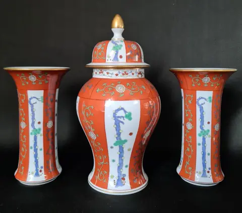 Herend - 3-delig kaststel - Porselein