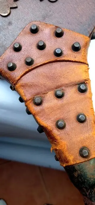 Haardbalg - Frankrijk (midden 20e eeuw) - Hout, leer, ijzer