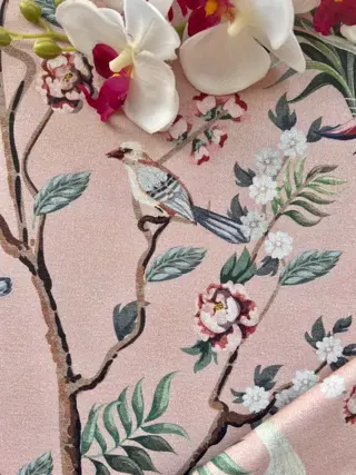 Groot stuk stof, oosterse print. 3.00 x 1.50 - Katoen - 21e eeuw