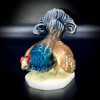Fritz Diller - Rosenthal - Art Deco - "Grouse Bird" - ca 1936 - Porselein