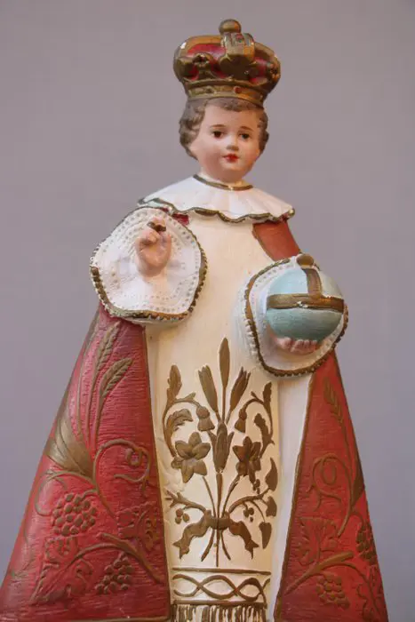 Kindje Jezus van Praag - Gips
