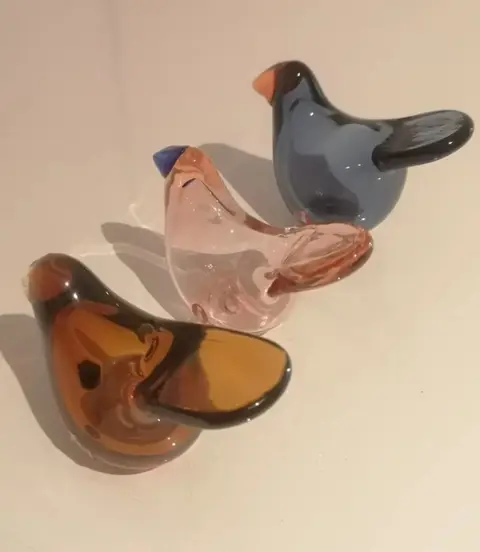 Oiva Toikka - Iittala - glazen vogels (3) - Glas