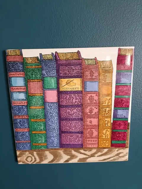 Piero Fornasetti - Ceramica Bardelli Milano - Tegel (1) - Keramiek