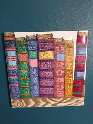 Piero Fornasetti - Ceramica Bardelli Milano - Tegel (1) - Keramiek