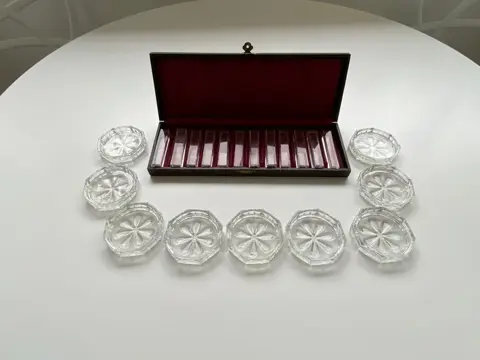 Knife rests and coasters (21) - Kristal