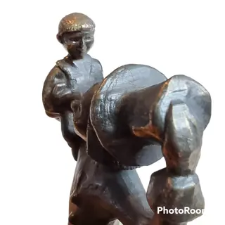 Corry Ammerlaan - Set van 2 prachtige Bronzen beelden (2) - Brons