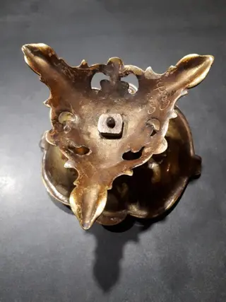 Bijzonder “antiek” bronzen schaaltje/ vide poche (1) - Brons