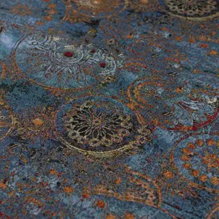 5,00 x 1,40 meter!!! Kostbare gobelin stof in etnisch patroon - Katoen, ander - 21e eeuw